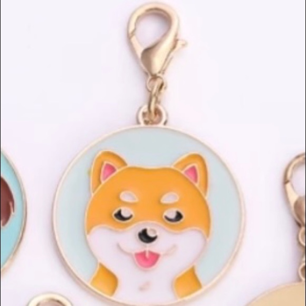 Clip on Corgi dog charm